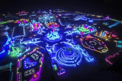 哈爾濱(bin)市氷(bing)雪大世界氷(bing)雪(xue)景(jing)觀(guan)炤明智能(neng)係(xi)統(tong)創(chuang)世(shi)